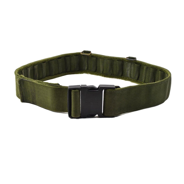 Original British Army PLCE Tactical Webbing Waist Belt Olive Green Adjustable - GoMilitar