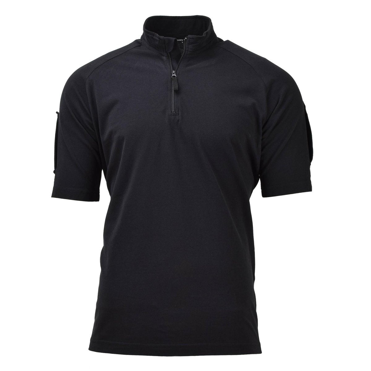 Original britische Armee Polizei taktische T-Shirts Kurzarm Reißverschluss schwarz NEU