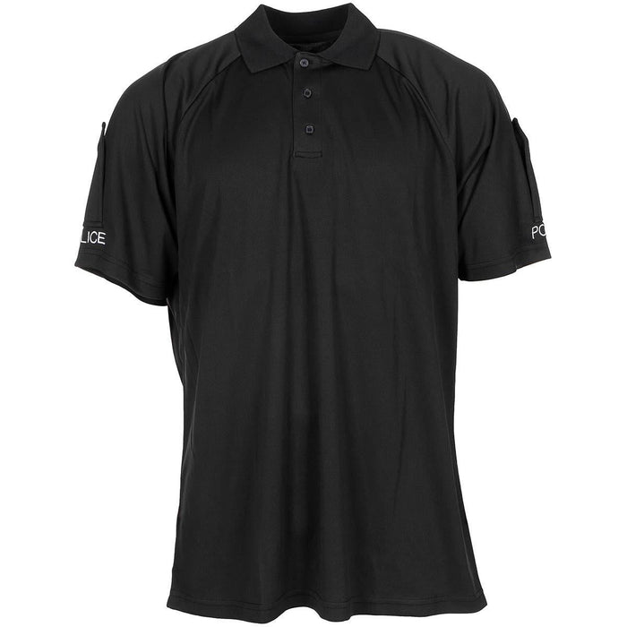 Original britisches Armee-T-Shirt, taktische Polizei-Poloshirts, atmungsaktiv, Schwarz – GoMilitar