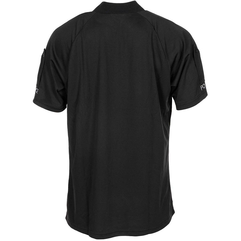 Original British army T-Shirt tactical police polo shirts breathable Black - GoMilitar