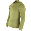 Original British army tricot shirt zipper Undershirt zipped thermal Green OD - GoMilitar