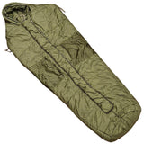 Original British Military Arctic Winterschlafsack Mumienform Design Oliv