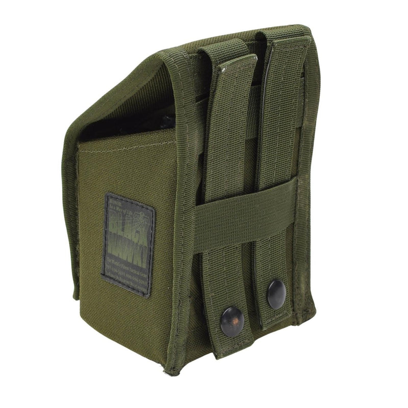 Original British military G36 double magazine pouch olive M16 mag bag nylon - GoMilitar