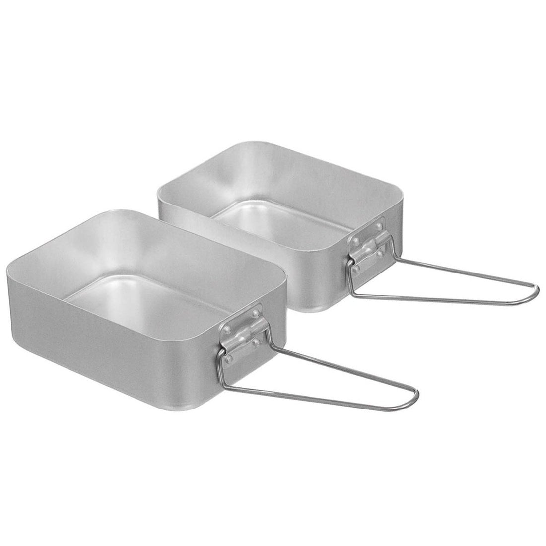 Original British Military Kitchen Mess Kit Aluminium Outdoor-Kochset Grau