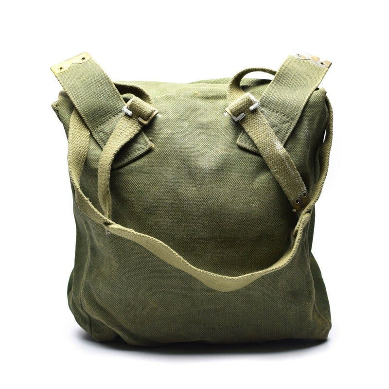 Original British Military M37 Haversack Canvas Bag Large Side Bag Olive - GoMilitar