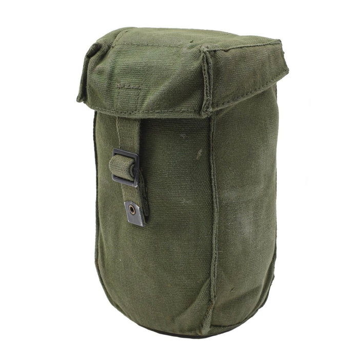 Original britische Militär-Wasserflaschentasche M58 im Vintage-Stil mit verstellbaren Trägern, Olive – GoMilitar