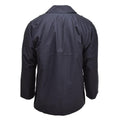 Original britische Militär-Regenjacke, Polizei, einfarbig, schwarz, gefüttert, wasserdichter Mantel