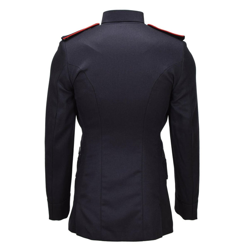 Original British Military Tunic Formal Jacket Wool Metal Buttons Black