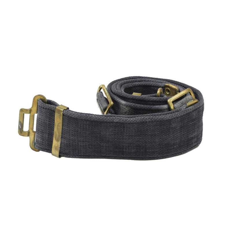 Original British Military webbing tactical belt troops combat quick release Blue - GoMilitar