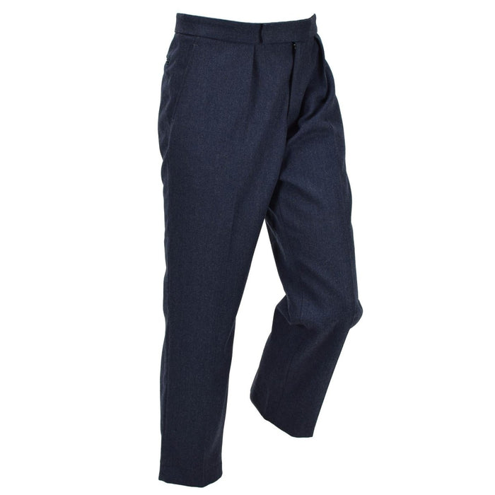 Original British RAF No 1 Dress Trousers Straight Leg Zip Fly Parade Blue - GoMilitar