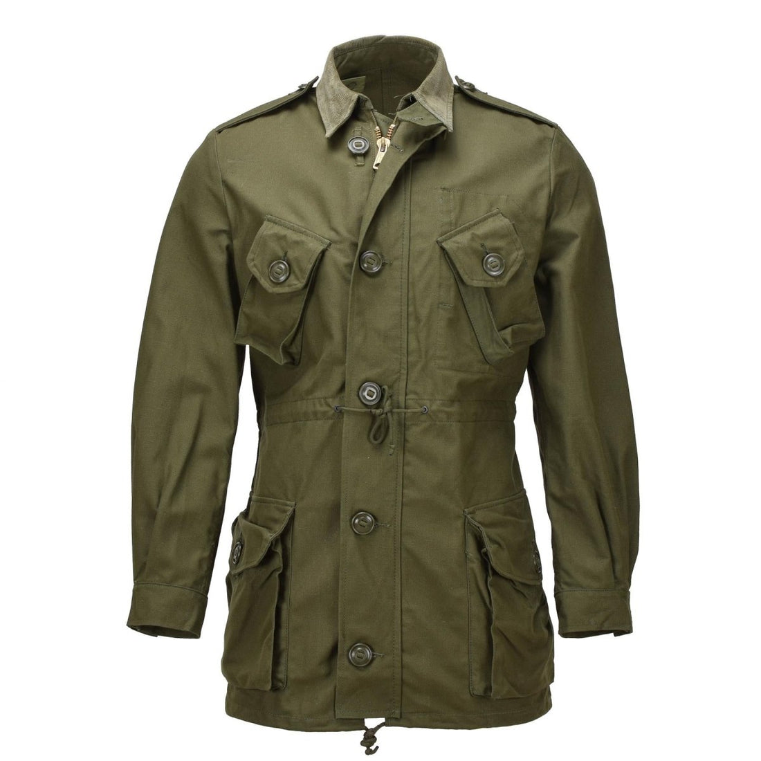 Original kanadische Armee-Feldjacke Combat Military Surplus Olivgrün