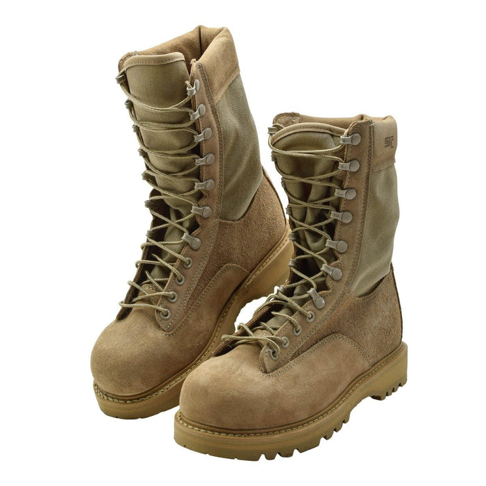Original Canadian Army STC Kampfstiefel Wildleder Military Surplus Brown – GoMilitar