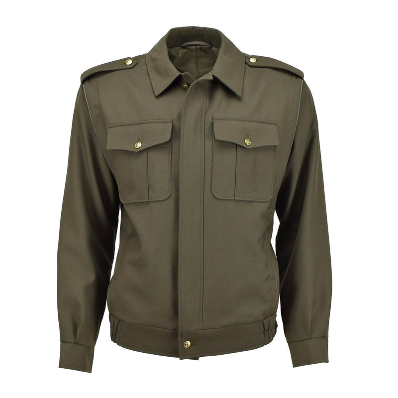 Original tschechische Armee Blouson Feldtruppen lässige militärische olivgrüne Bluse Jacke NEU