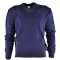 Original tschechischer Armeepullover, blauer Wollpullover mit V-Ausschnitt, Militärüberschuss, NEU