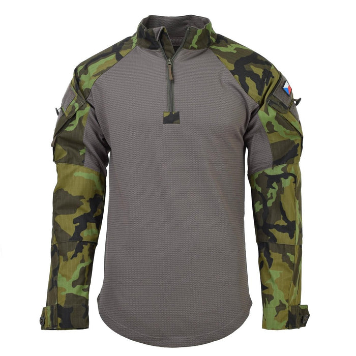 Original taktische Kampfhemden der tschechischen Armee Ubac Woodland Camo Langarm NEU - GoMilitar