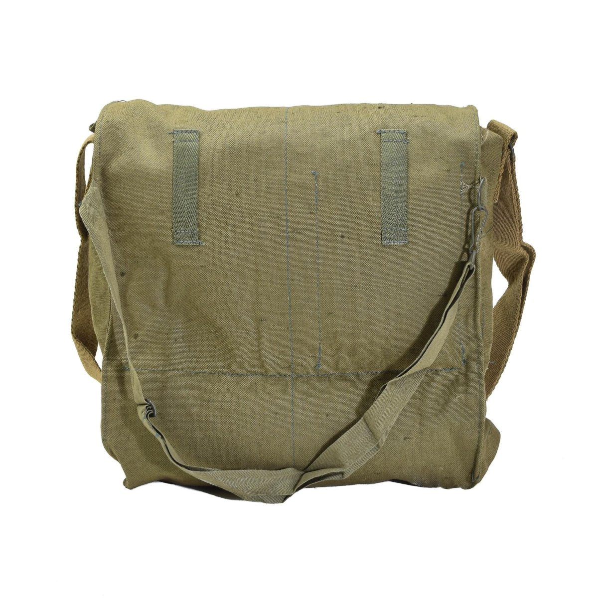Original tschechische Militär Gasmaske Schultertasche grün Canvas Vintage Überschuss NEU