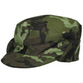 Original tschechische Militär M95 Waldtarn Feldkampfmütze Nackenschutz Neu