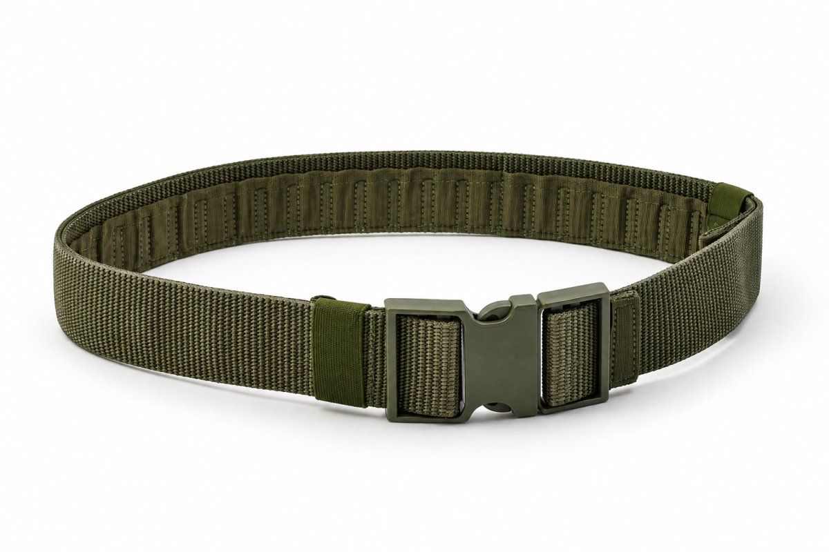 Original tschechischer Militär-Kampfgürtel MNS 2000 mit Schnellverschluss-Schnalle, Oliv