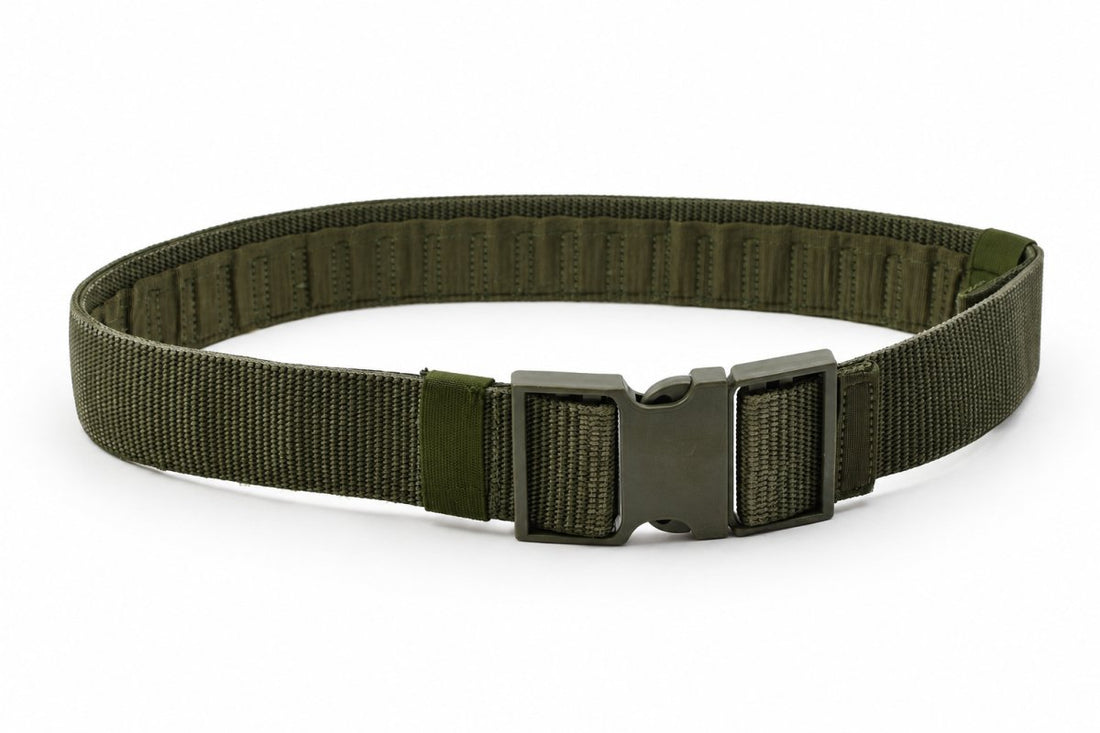 Original tschechischer Militär-Kampfgürtel MNS 2000 mit Schnellverschluss-Schnalle, Oliv