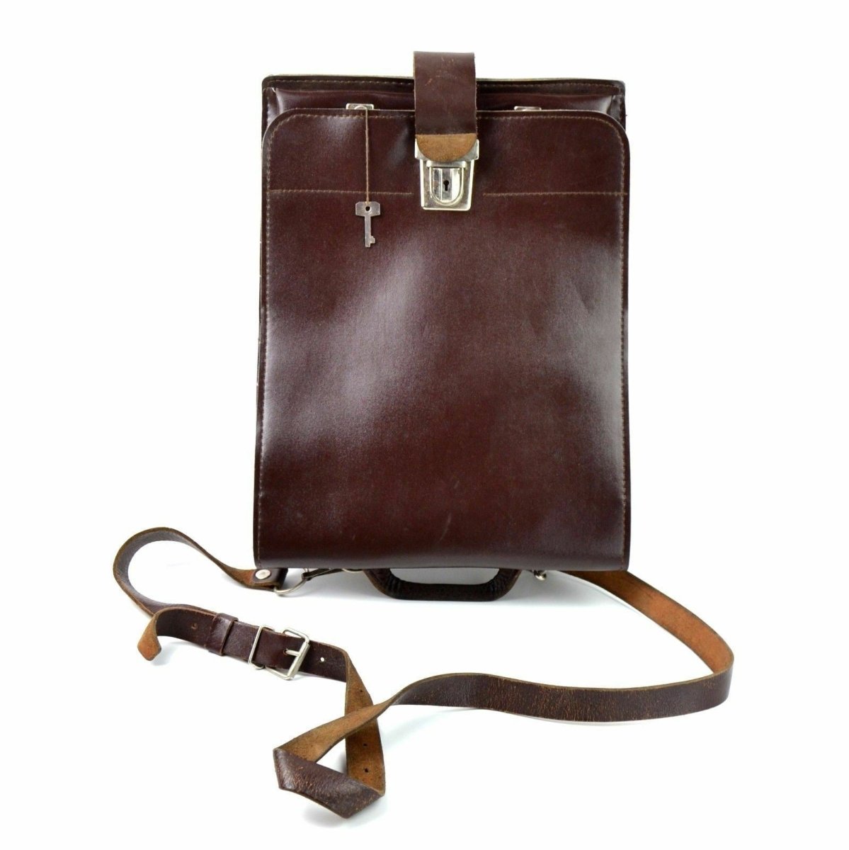 Ursprüngliche tschechische Militär Umhängetasche Kartenkoffer Dokument Hülle Brown