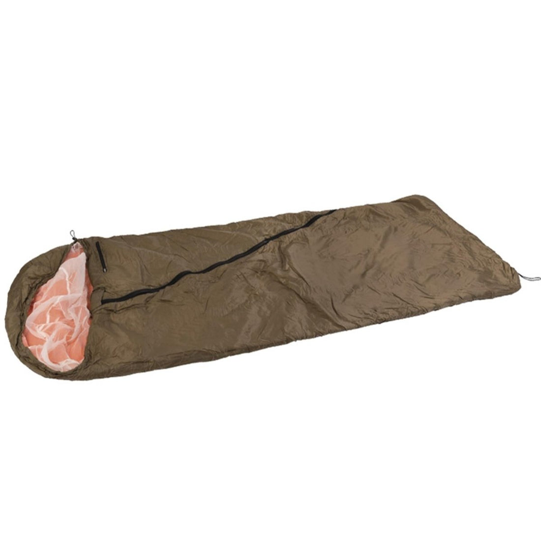 Original tschechischer Militär-Sommerschlafsack Thinsulate mit integriertem Moskitonetz