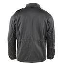 Back view of Original Danish Army M71 short cut military grey field surplus jacket