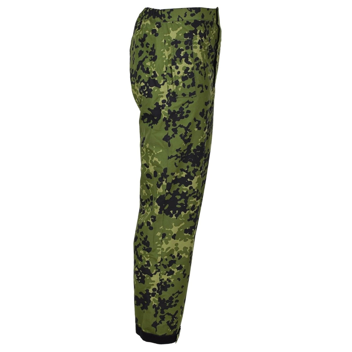 Original dänische Militärtarn M84 Regenhose wasserdichte Hose mit Gummizug NEU