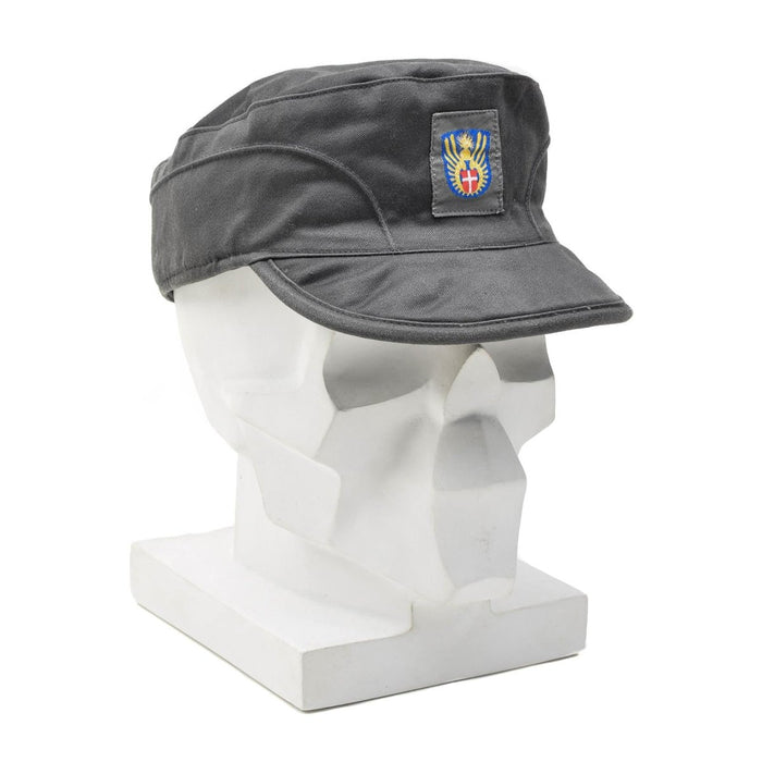 Original dänische Militärmütze in Grau, leicht, mit faltbaren Ohrenklappen, Vintage-Stil, NEU – GoMilitar