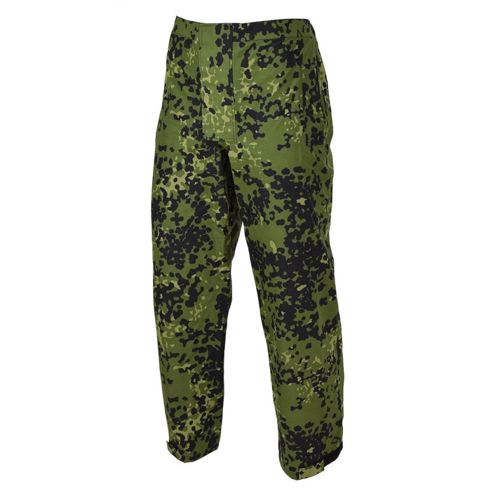 Original dänische Militär-M84-Camouflage-Regenhose, wasserdichte Feldkampfhose – GoMilitar
