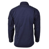Original niederländische Armeejacke, Arbeitskleidung, blaue Uniform, langärmeliges Militärhemd