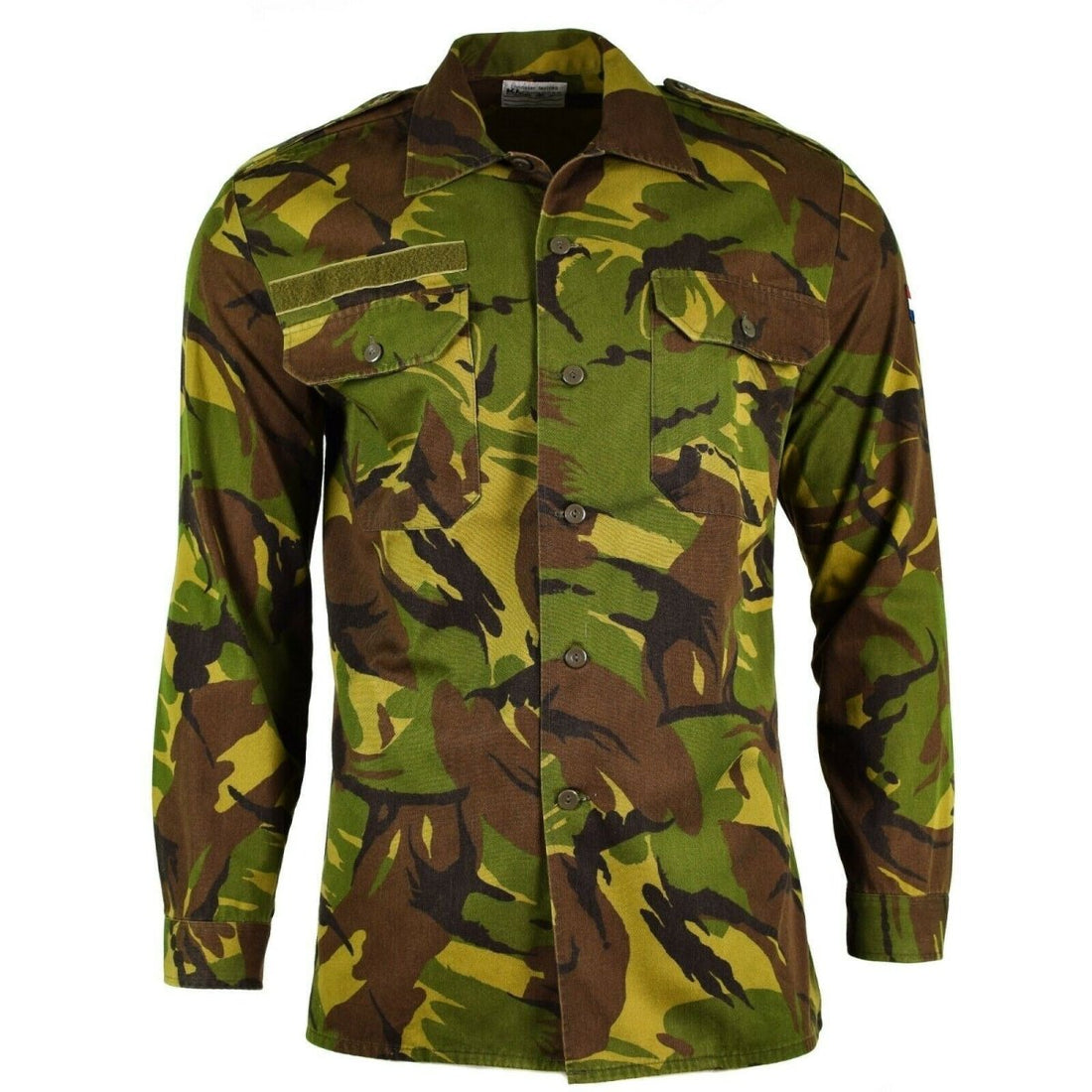 Original niederländisches Armeehemd M65 Militärausgabe Woodland DPM Kampfjacke Holland