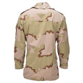 Original niederländische Militärfeldmantel Verstellbare Manschetten Saum Desert Camo