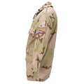 Original niederländische Militärfeldmantel Verstellbare Manschetten Saum Desert Camo