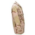 Original niederländische Militärfeldmantel Verstellbare Manschetten Saum Desert Camo