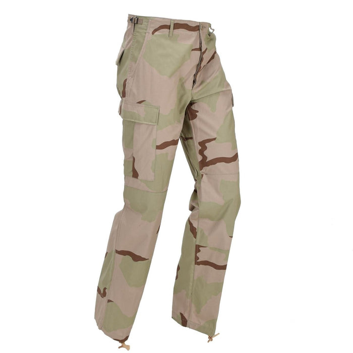 Original holländische Militär-Feldhose mit 3 Cargotaschen – Farbe Desert Camo – GoMilitar