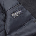 Original holländischer, formeller Militärmantel, zweireihig, blau mit Gürtel