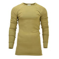Original niederländisches Militär-Koala-Unterhemd, langärmelig, Thermo-Basisschicht, Khaki