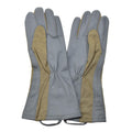 Original niederländische Militärhandschuhe aus olivgrünem Leder, hitzebeständig, Aramid-Wärmer NEU