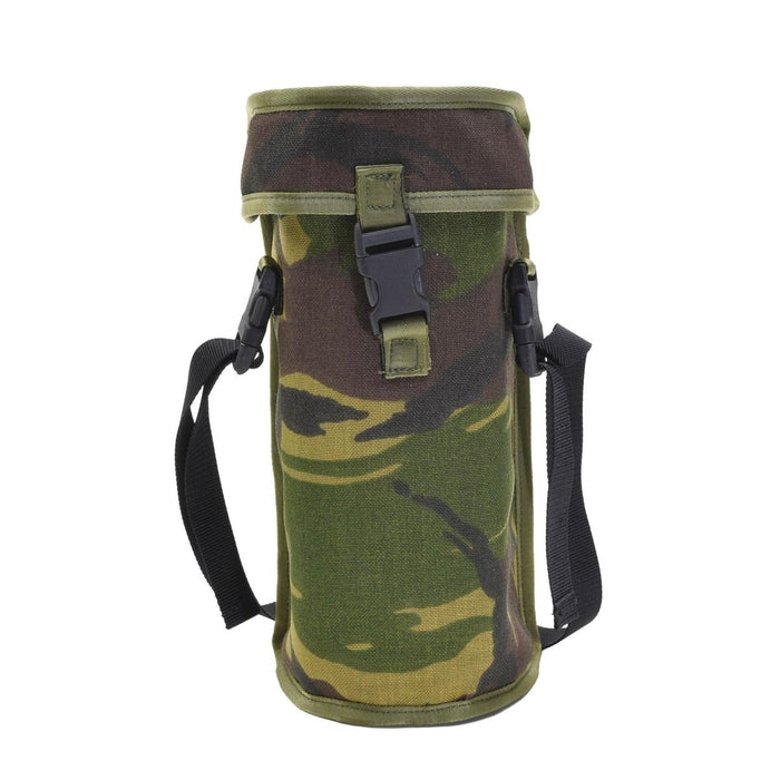 Original niederländische militärische Optik-Taktiktasche mit DPM-Tarnung, ALICE-Befestigung, Schnellverschluss und Schultergurt.