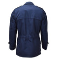 Original niederländischer Militärparka, mit Fleece gefütterte Kaltwetter-Armeejacke in Blau