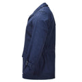 Original niederländischer Militärparka, mit Fleece gefütterte Kaltwetter-Armeejacke in Blau