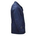 Original niederländischer Militärparka, mit Fleece gefütterte Kaltwetter-Armeejacke in Blau