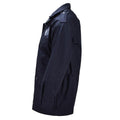 Original niederländischer Militärparka mit mehreren Taschen, hohem Halsausschnitt und Fisherman-Logo in Blau