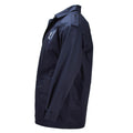 Original niederländischer Militärparka mit Umlegekragen, Fischer-Logo, Armeejacke, Blau