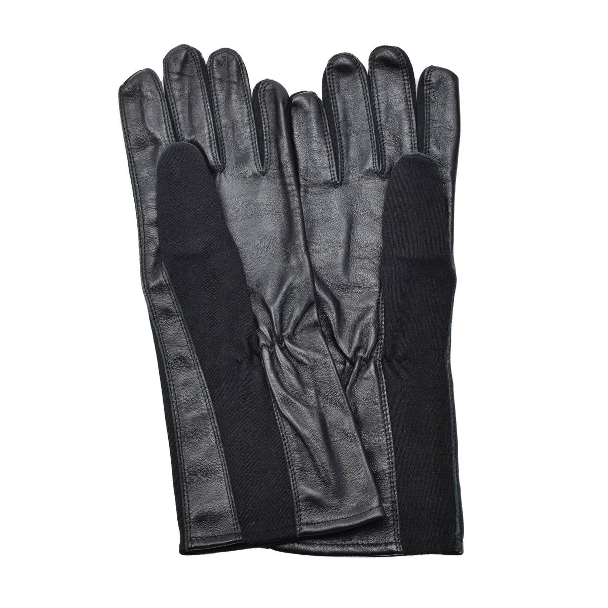 Original niederländische Militärpiloten-Lederhandschuhe, wärmer, hitzebeständig, Aramid NEU