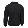 Original niederländische Militärpolizei Fleecejacke, warmer Pullover, Winterpullover, schwarz