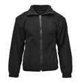 Original niederländische Militärpolizei Fleecejacke, warmer Pullover, Winterpullover, schwarz