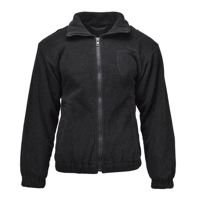 Original holländische Militärpolizei-Fleecejacke, warmer Pullover, Winterpullover, Schwarz – GoMilitar