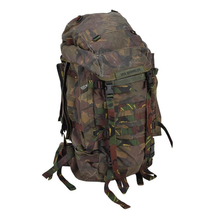 Original niederländischer militärischer taktischer Rucksack 60L MOLLE Loops DPM Woodland Camo - GoMilitar
