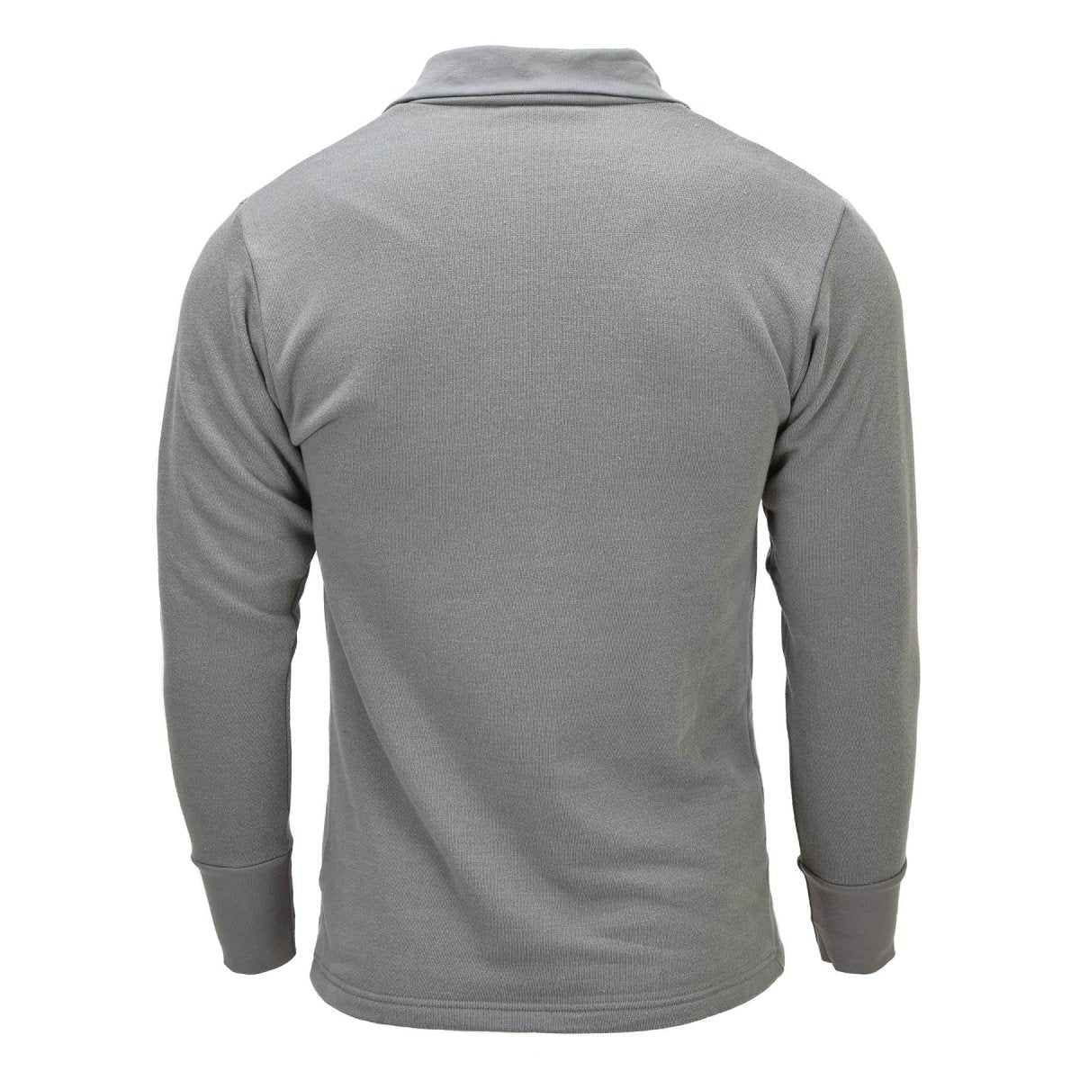 Original niederländischer Militär-Thermopullover, langärmelig, leicht, atmungsaktiv, Grau
